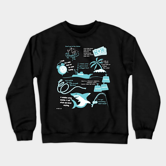 JAWS Revisited Crewneck Sweatshirt by Design_451